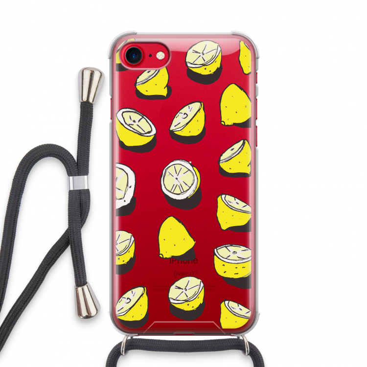 When Life Gives You Lemons...: iPhone SE 2020 Transparant Hoesje met koord