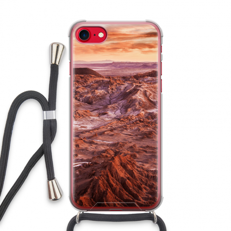 Mars: iPhone SE 2020 Transparant Hoesje met koord