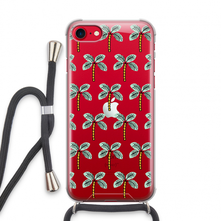 Paradise: iPhone SE 2020 Transparant Hoesje met koord
