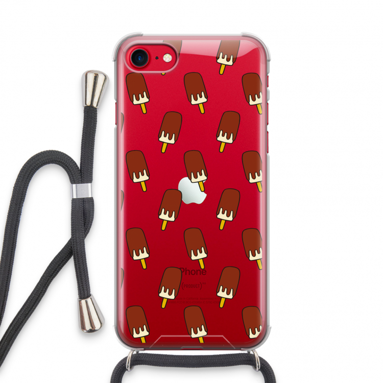 Yummy: iPhone SE 2020 Transparant Hoesje met koord