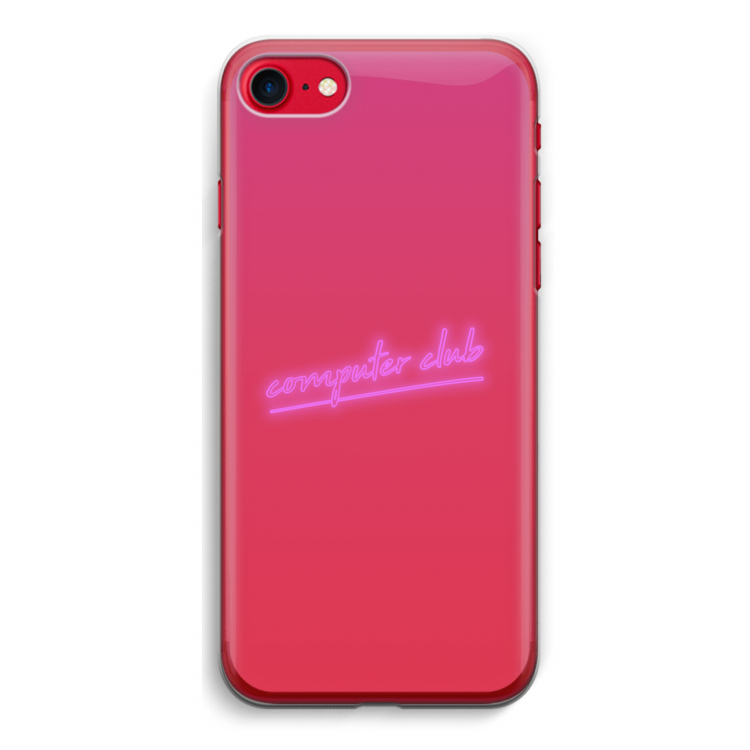 Vice Glow: iPhone SE 2020 Transparant Hoesje