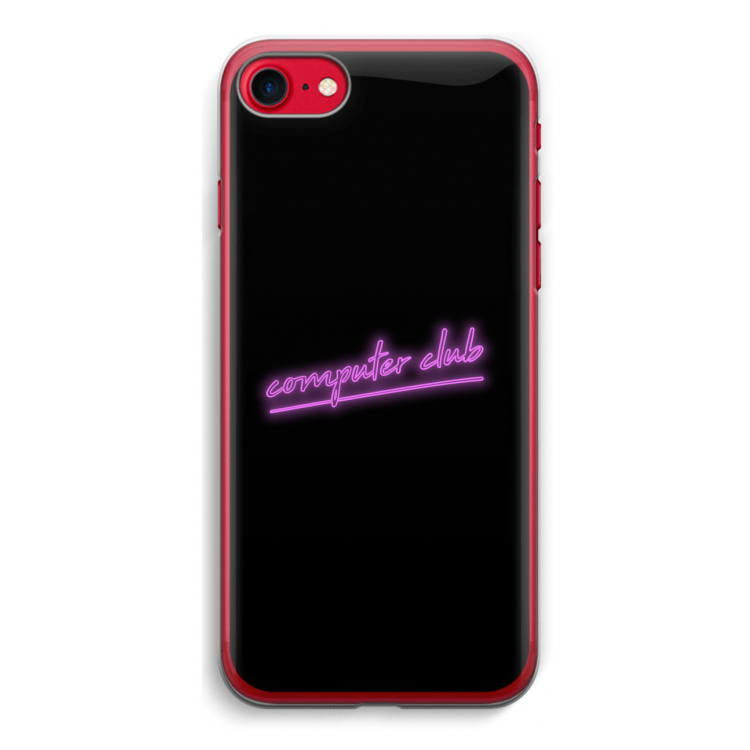 Vice Black: iPhone SE 2020 Transparant Hoesje