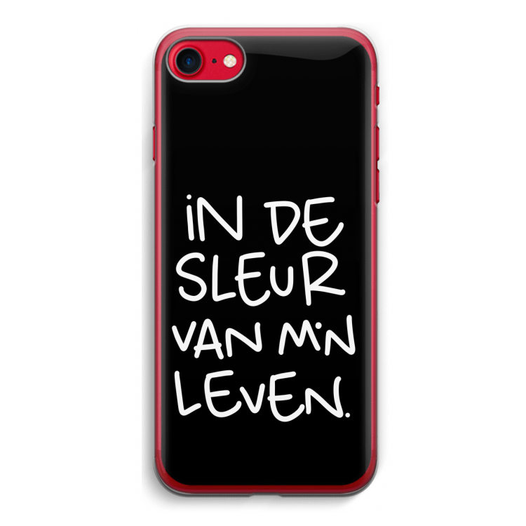 De Sleur: iPhone SE 2020 Transparant Hoesje