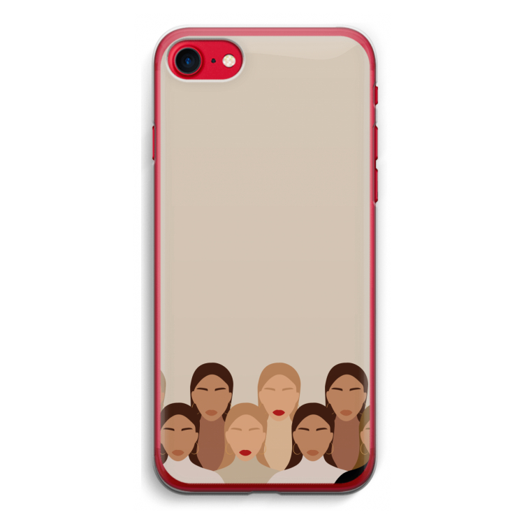 Girls girls girls: iPhone SE 2020 Transparant Hoesje