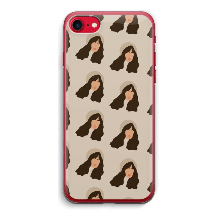 Bonjour mon amour: iPhone SE 2020 Transparant Hoesje