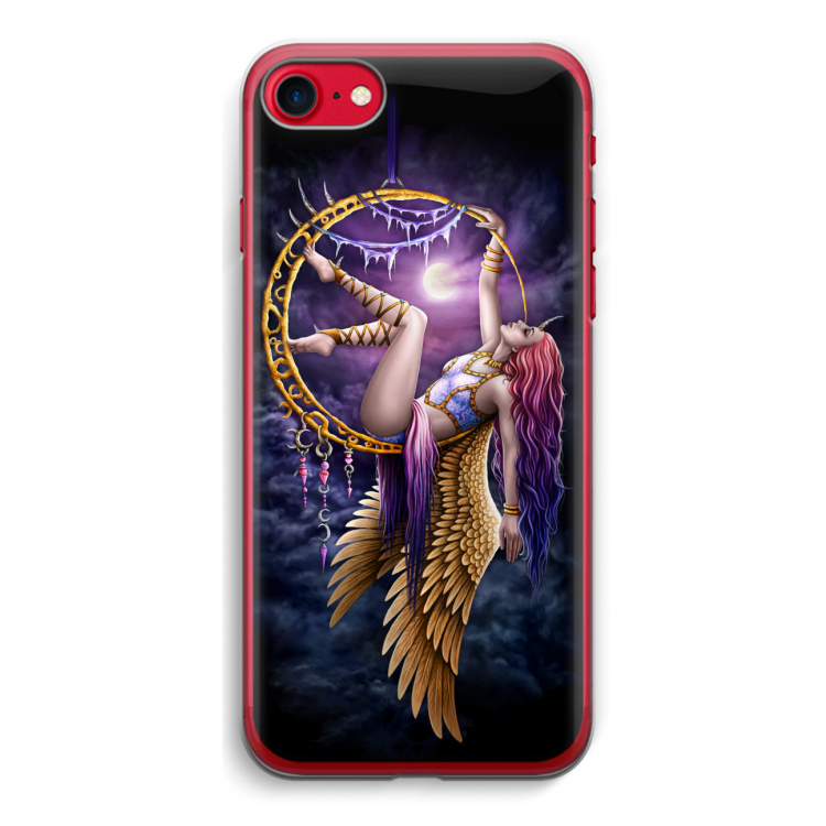 Aerial Angel: iPhone SE 2020 Transparant Hoesje
