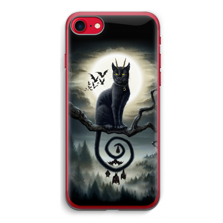 Moonlight Companions: iPhone SE 2020 Transparant Hoesje