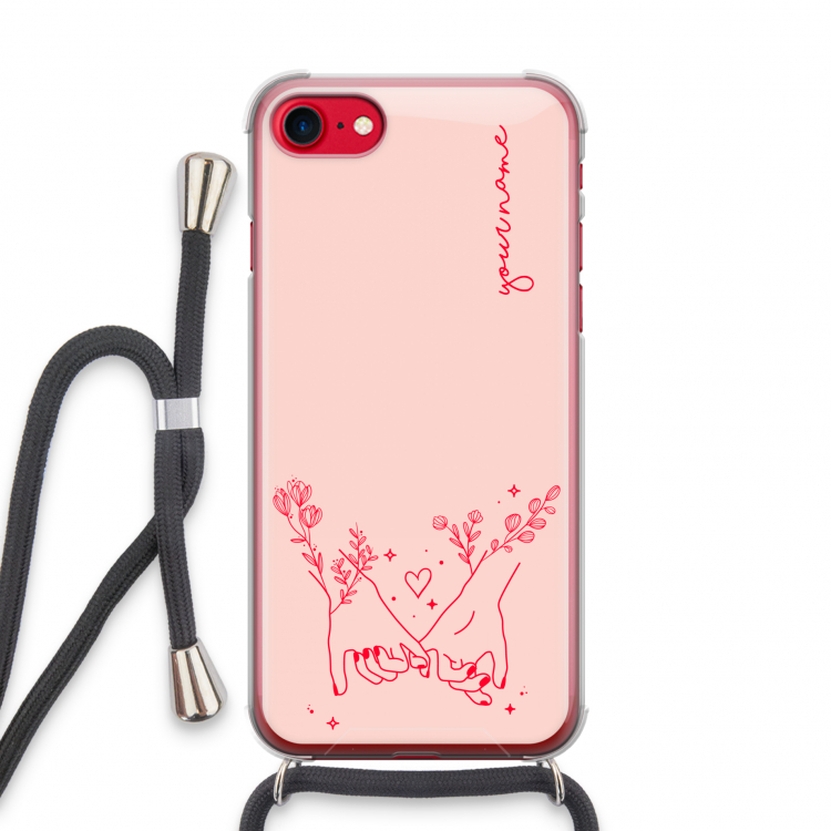 Best Friends: iPhone SE 2020 Transparant Hoesje met koord