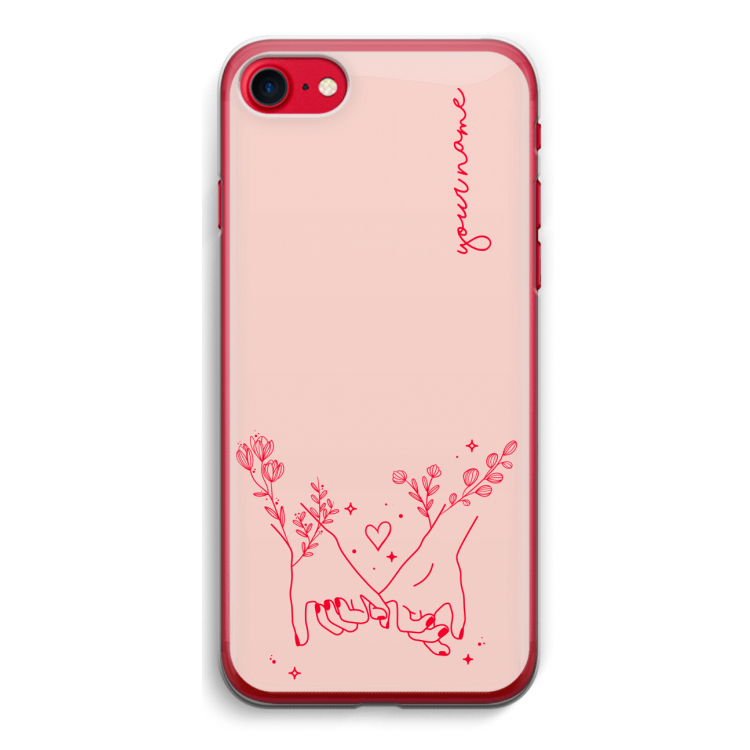 Best Friends: iPhone SE 2020 Transparant Hoesje