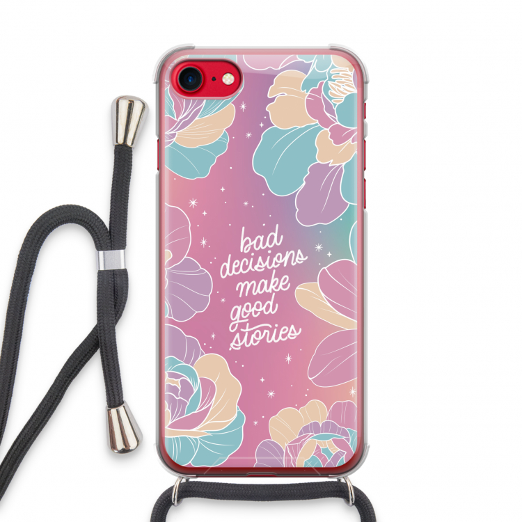 Good stories: iPhone SE 2020 Transparant Hoesje met koord