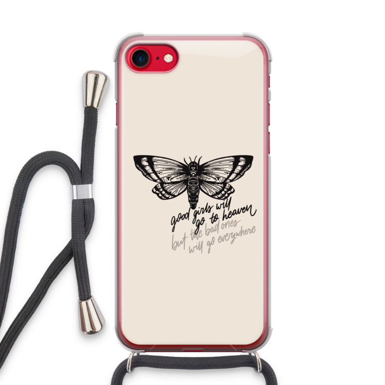 Good or bad: iPhone SE 2020 Transparant Hoesje met koord