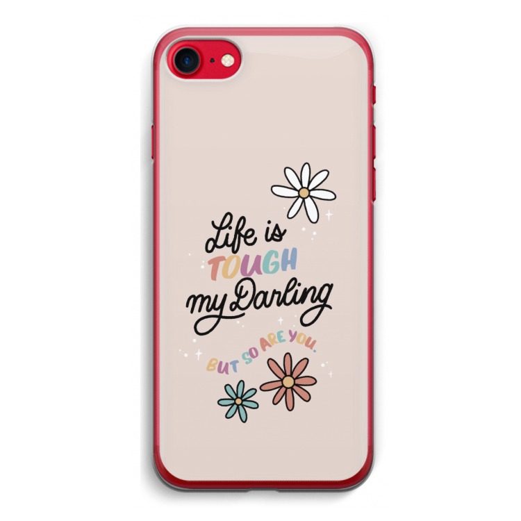 Tough Life: iPhone SE 2020 Transparant Hoesje