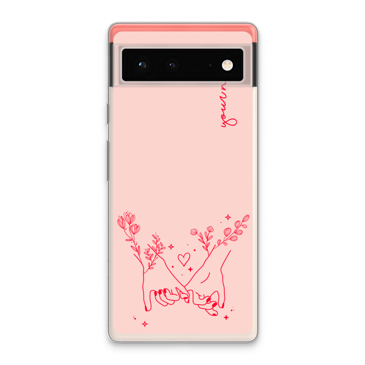 Best Friends: Google Pixel 6 Transparant Hoesje