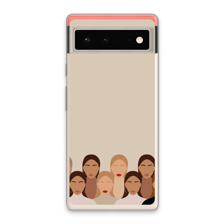 Girls girls girls: Google Pixel 6 Transparant Hoesje