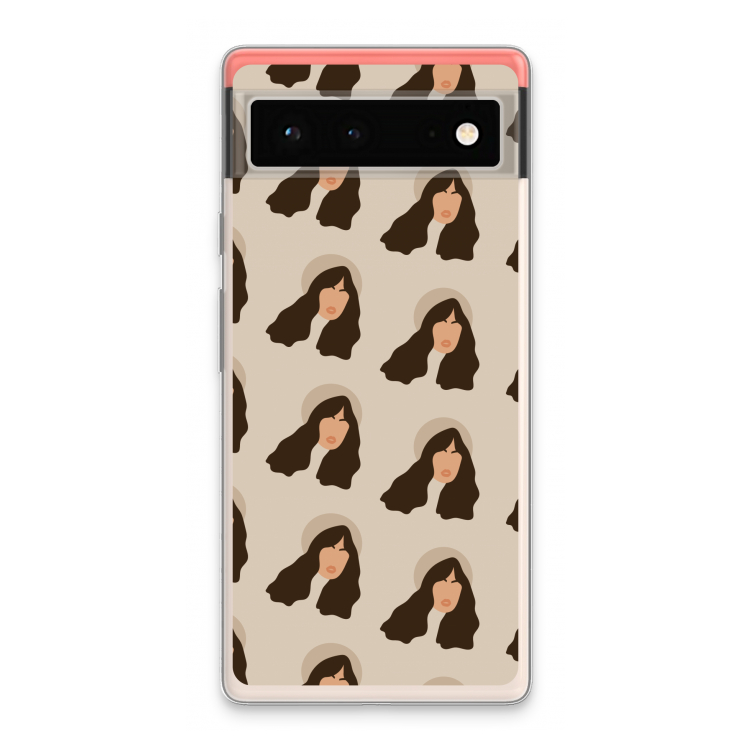 Bonjour mon amour: Google Pixel 6 Transparant Hoesje