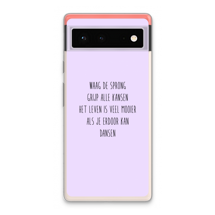 Sprong: Google Pixel 6 Transparant Hoesje