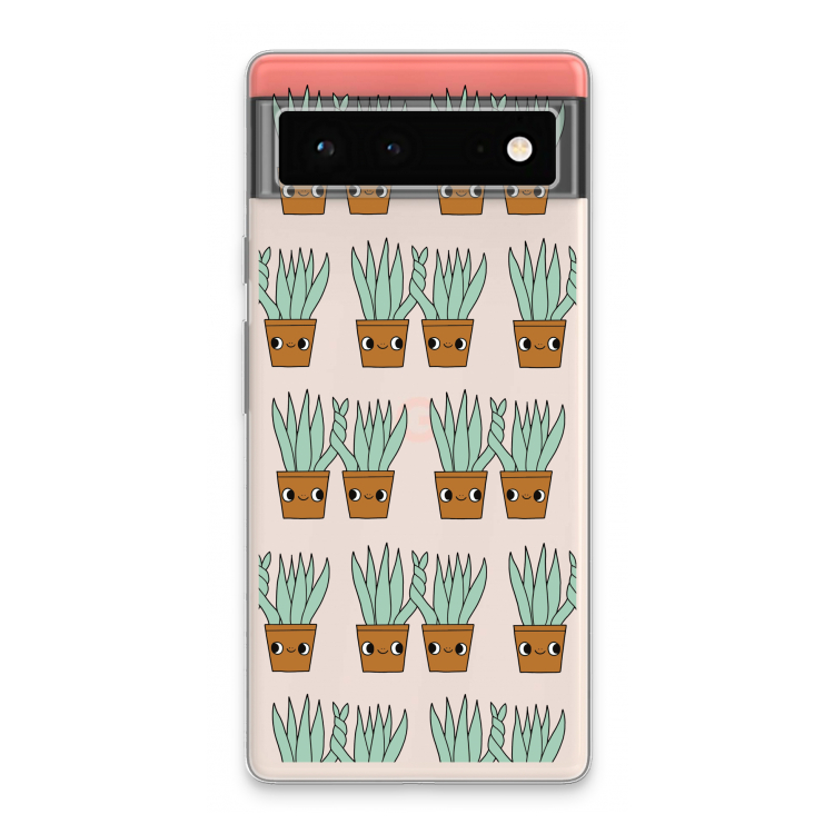 Sansevieria: Google Pixel 6 Transparant Hoesje