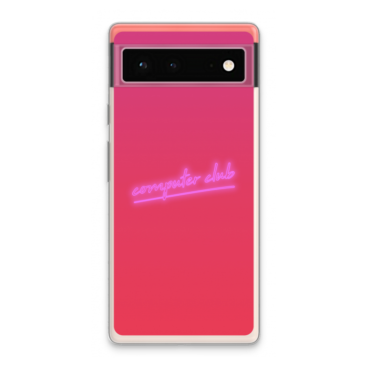 Vice Glow: Google Pixel 6 Transparant Hoesje