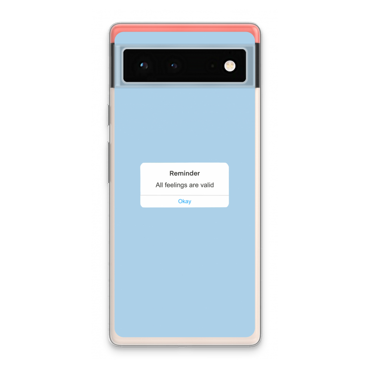 Reminder: Google Pixel 6 Transparant Hoesje