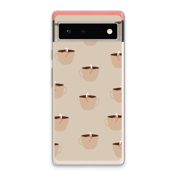 Morning coffee: Google Pixel 6 Transparant Hoesje