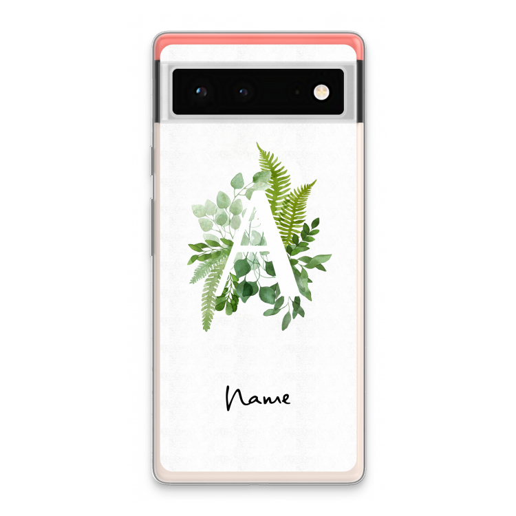 Green Brush: Google Pixel 6 Transparant Hoesje
