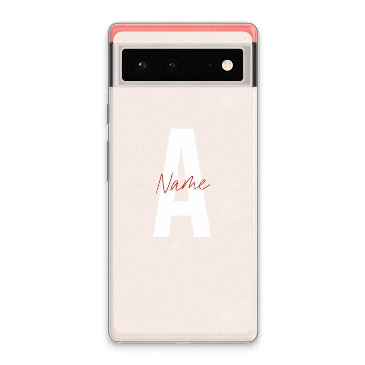Strawberry Milkshake: Google Pixel 6 Transparant Hoesje