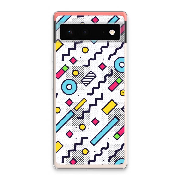 8-bit N°8: Google Pixel 6 Transparant Hoesje