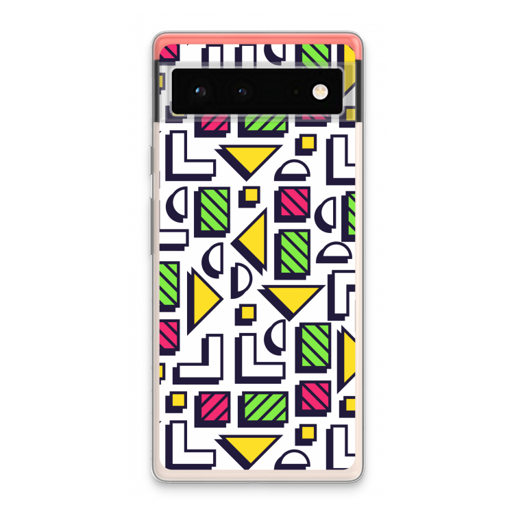 8-bit N°4: Google Pixel 6 Transparant Hoesje
