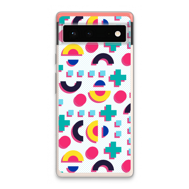 8-bit N°2: Google Pixel 6 Transparant Hoesje