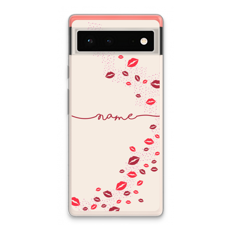 Kusjes: Google Pixel 6 Transparant Hoesje