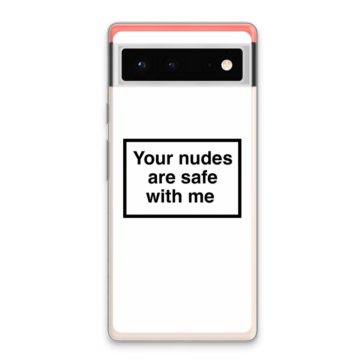 Safe with me: Google Pixel 6 Transparant Hoesje