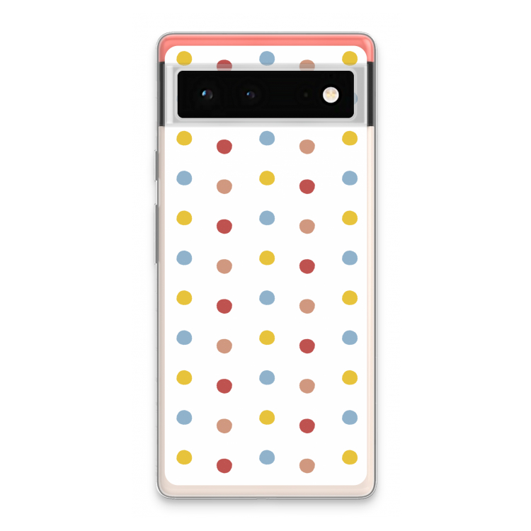 Bollen: Google Pixel 6 Transparant Hoesje