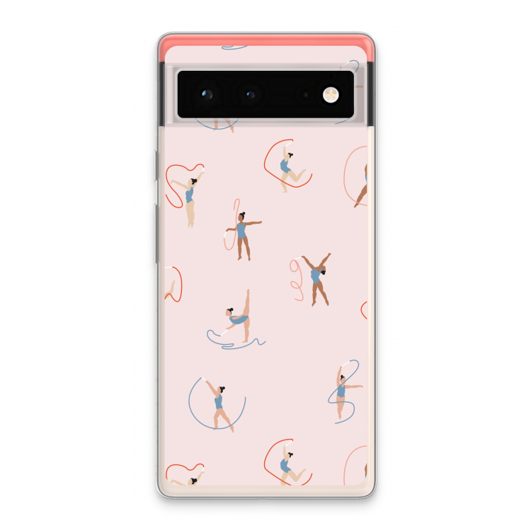 Dancing #3: Google Pixel 6 Transparant Hoesje