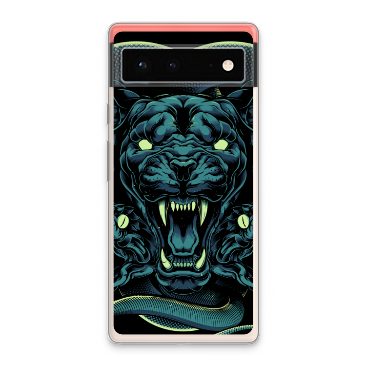 Cougar and Vipers: Google Pixel 6 Transparant Hoesje