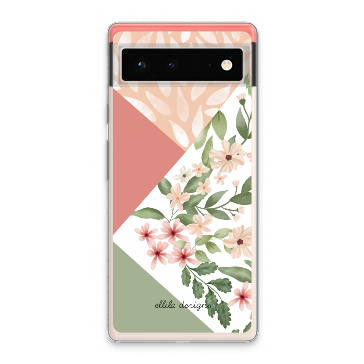 Sweet heaven geometrics: Google Pixel 6 Transparant Hoesje