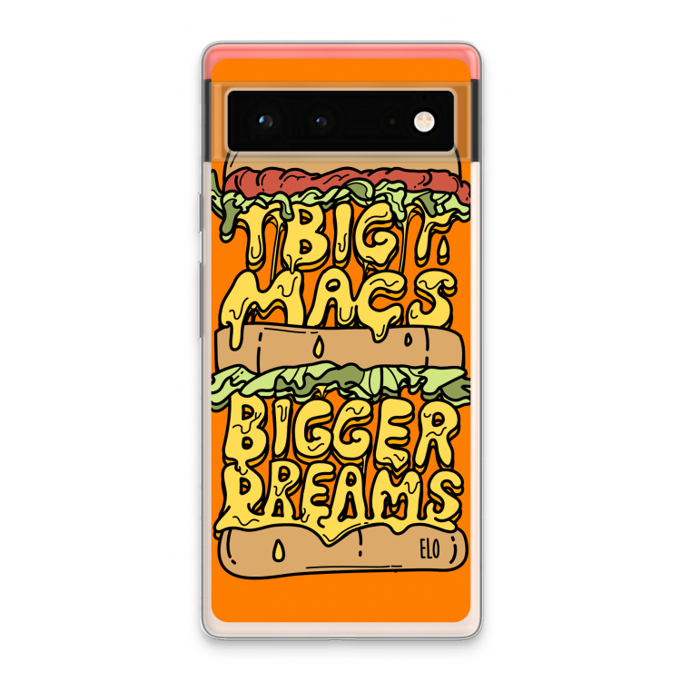 Big Macs Bigger Dreams: Google Pixel 6 Transparant Hoesje