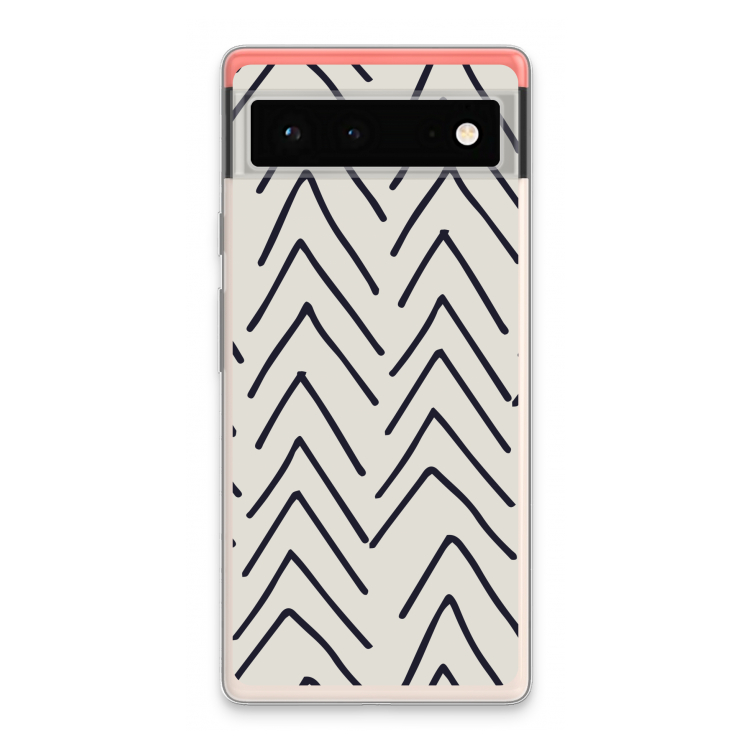 Marrakech Arrows: Google Pixel 6 Transparant Hoesje