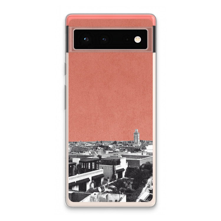 Marrakech Skyline : Google Pixel 6 Transparant Hoesje