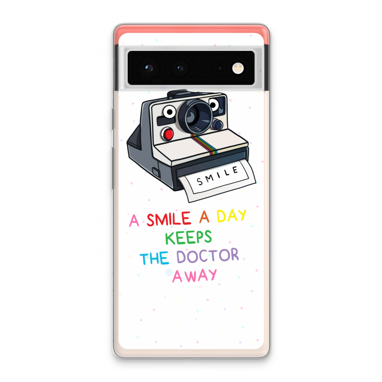 Smile: Google Pixel 6 Transparant Hoesje