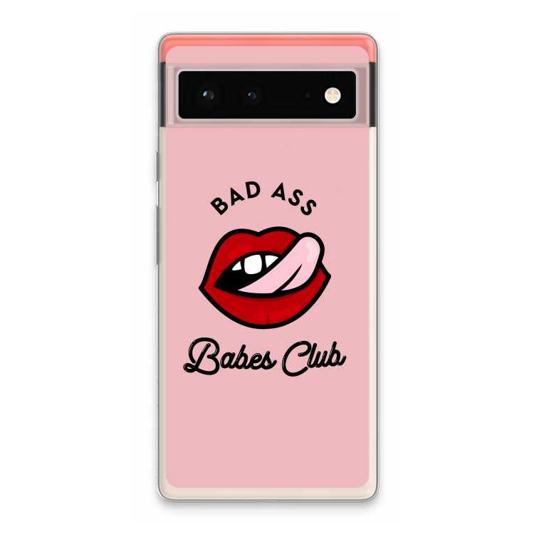 Badass Babes Club: Google Pixel 6 Transparant Hoesje
