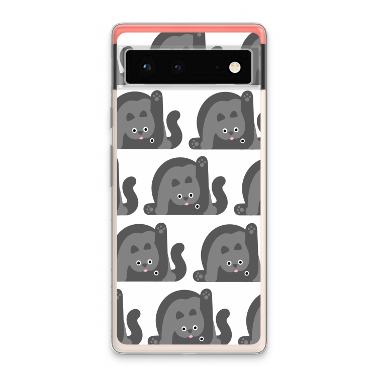 Cats: Google Pixel 6 Transparant Hoesje