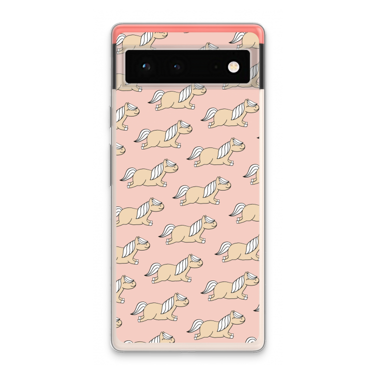 Ponys: Google Pixel 6 Transparant Hoesje