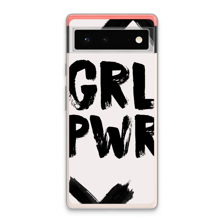 Girl Power #2: Google Pixel 6 Transparant Hoesje