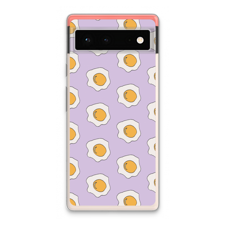 Bacon to my eggs #1: Google Pixel 6 Transparant Hoesje