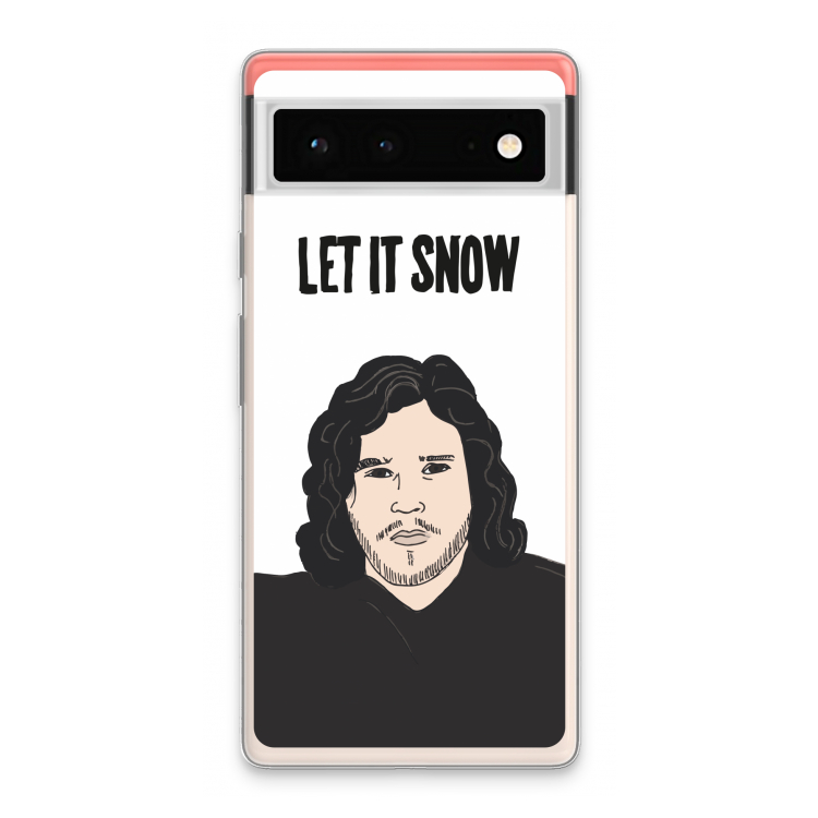 Let It Snow: Google Pixel 6 Transparant Hoesje