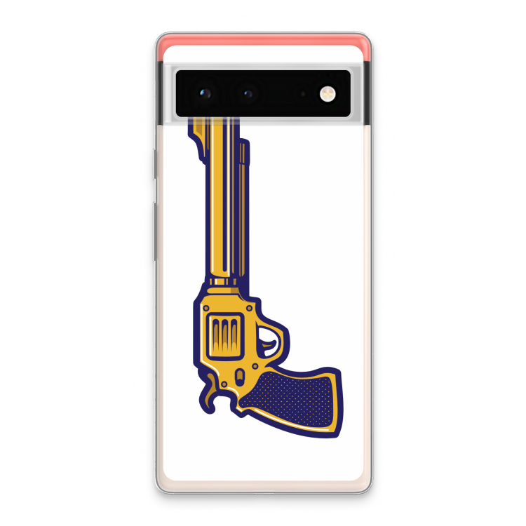 Pew Pew Pew: Google Pixel 6 Transparant Hoesje
