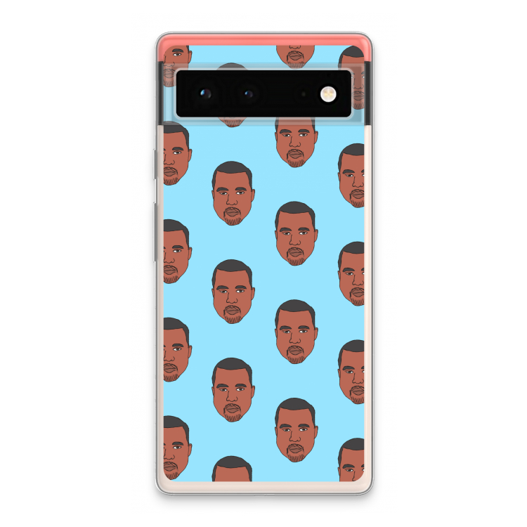 Kanye Call Me?: Google Pixel 6 Transparant Hoesje