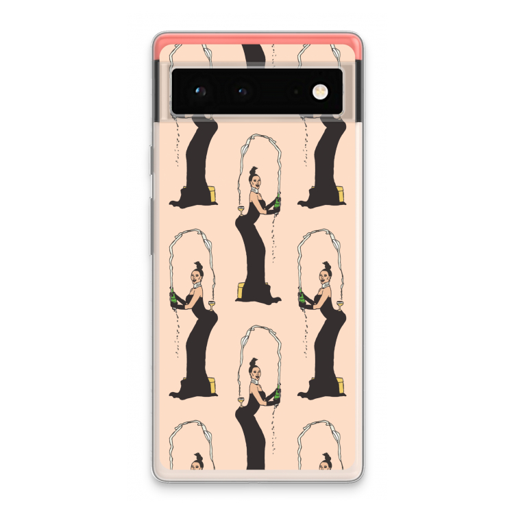Pop Some Kim: Google Pixel 6 Transparant Hoesje