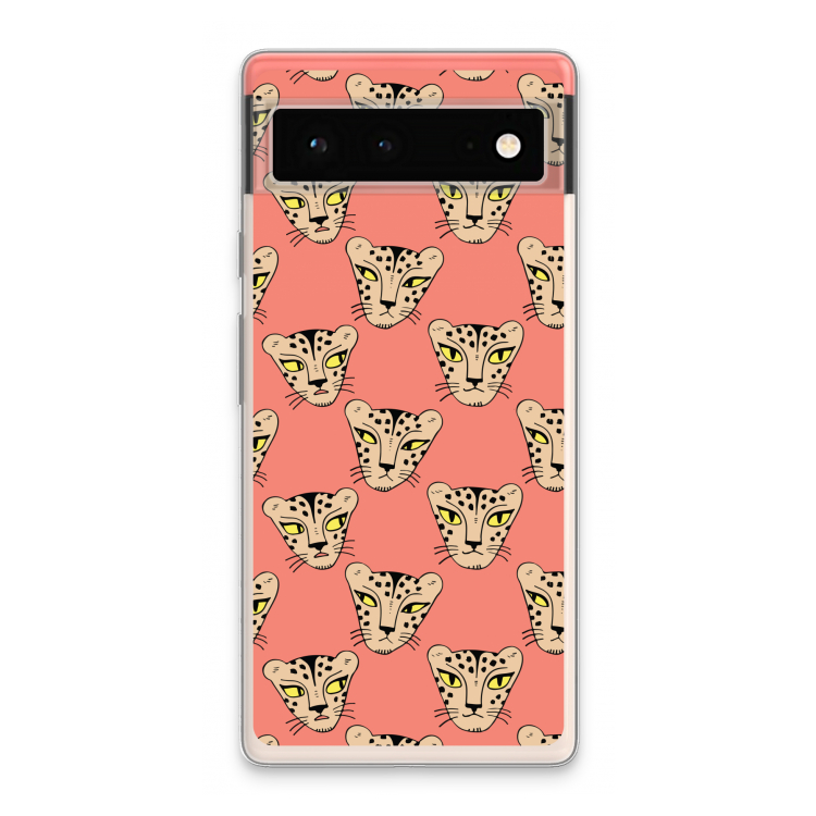 Tijger: Google Pixel 6 Transparant Hoesje