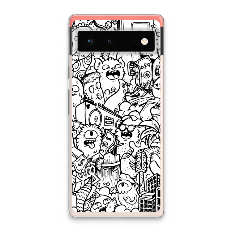 Vexx City #2: Google Pixel 6 Transparant Hoesje
